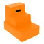 Standard Mounting Block 3 Step - Orange